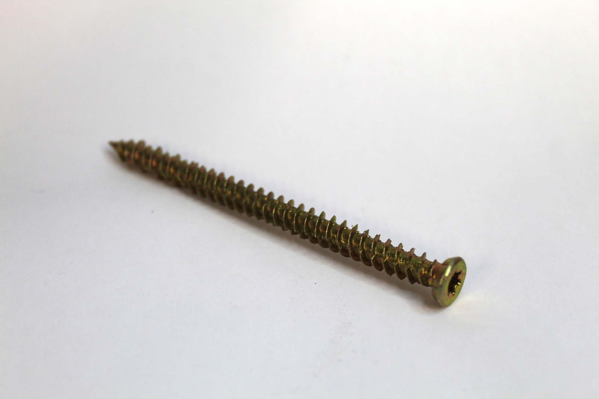 Concrete Screw Zinc Yellow or Zinc